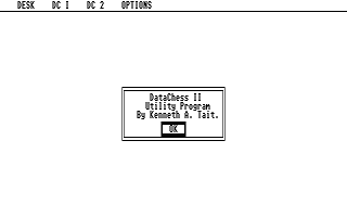 DataChess II atari screenshot